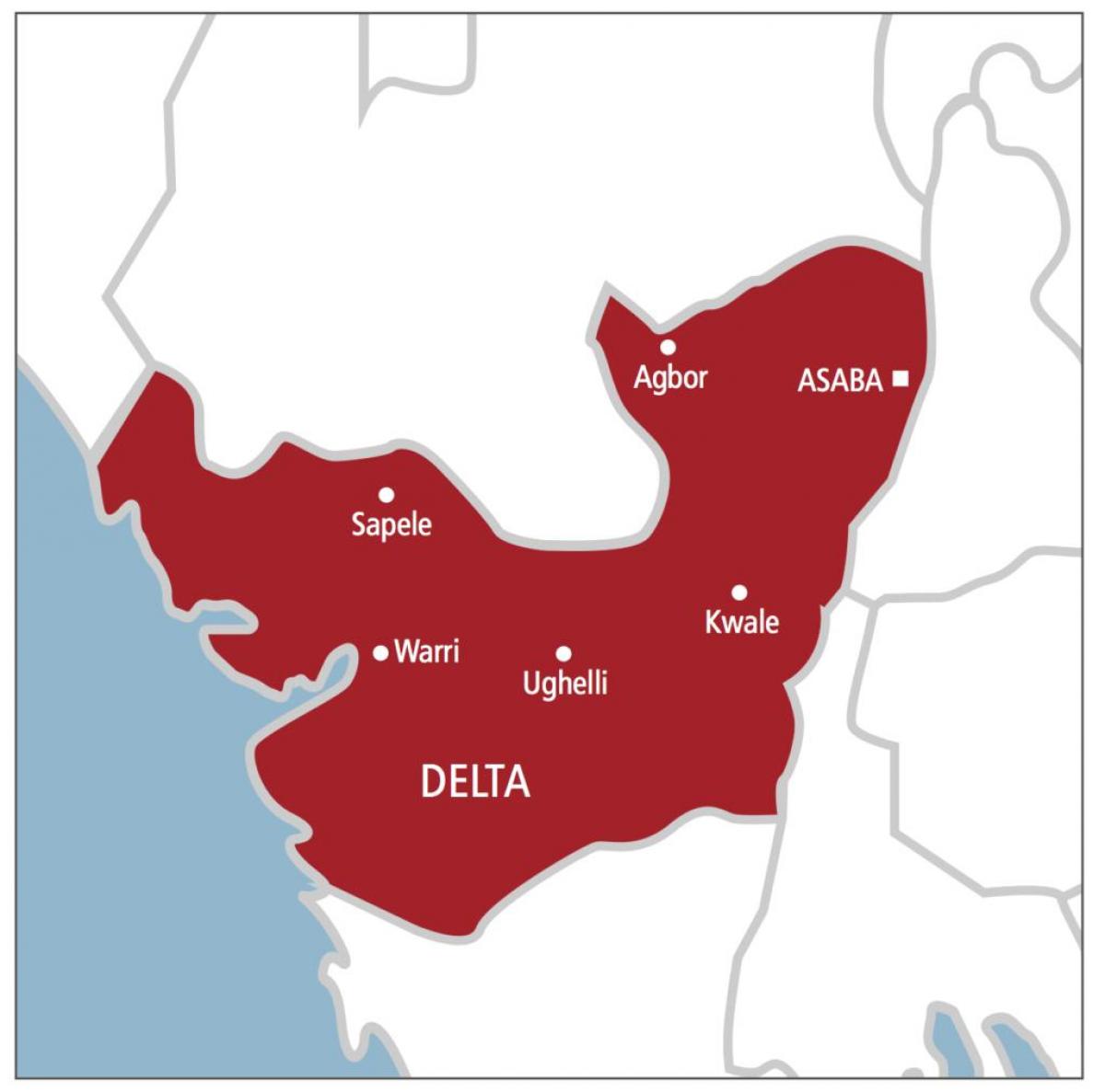 Soldier Kills Suspected Criminal in Self-Defence During Estate Entry Dispute, Army Confirms 25 delta state nigeria map